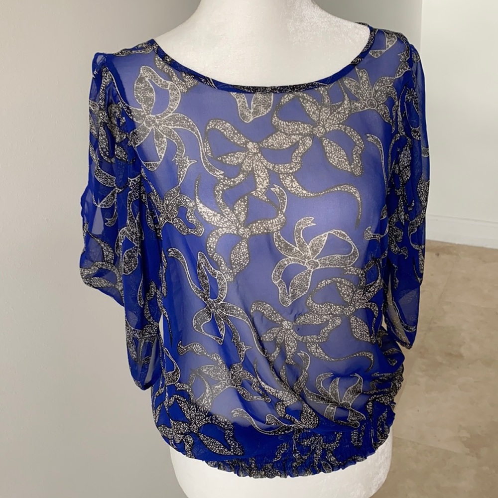 Sheer blouse
